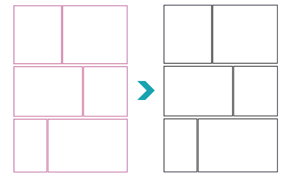 Yukijinet Clip Studio Paint コマの枠線の色を後から変更する方法